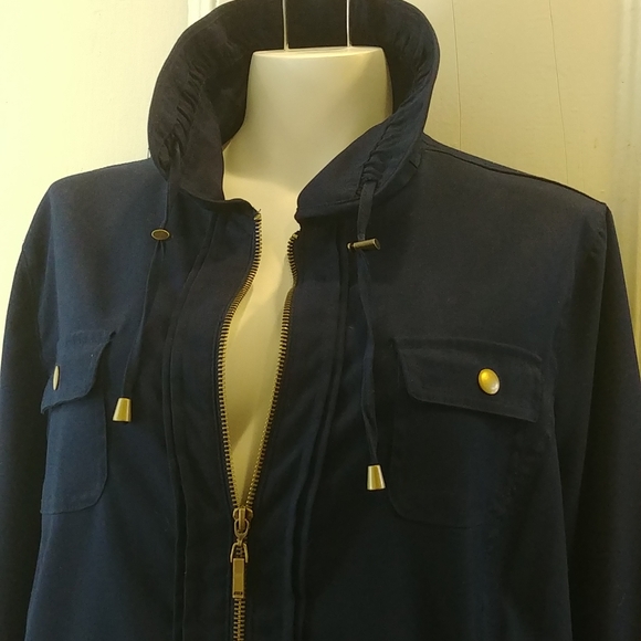 Allison Daley Navy Blue Spring Jacket - Picture 9 of 12